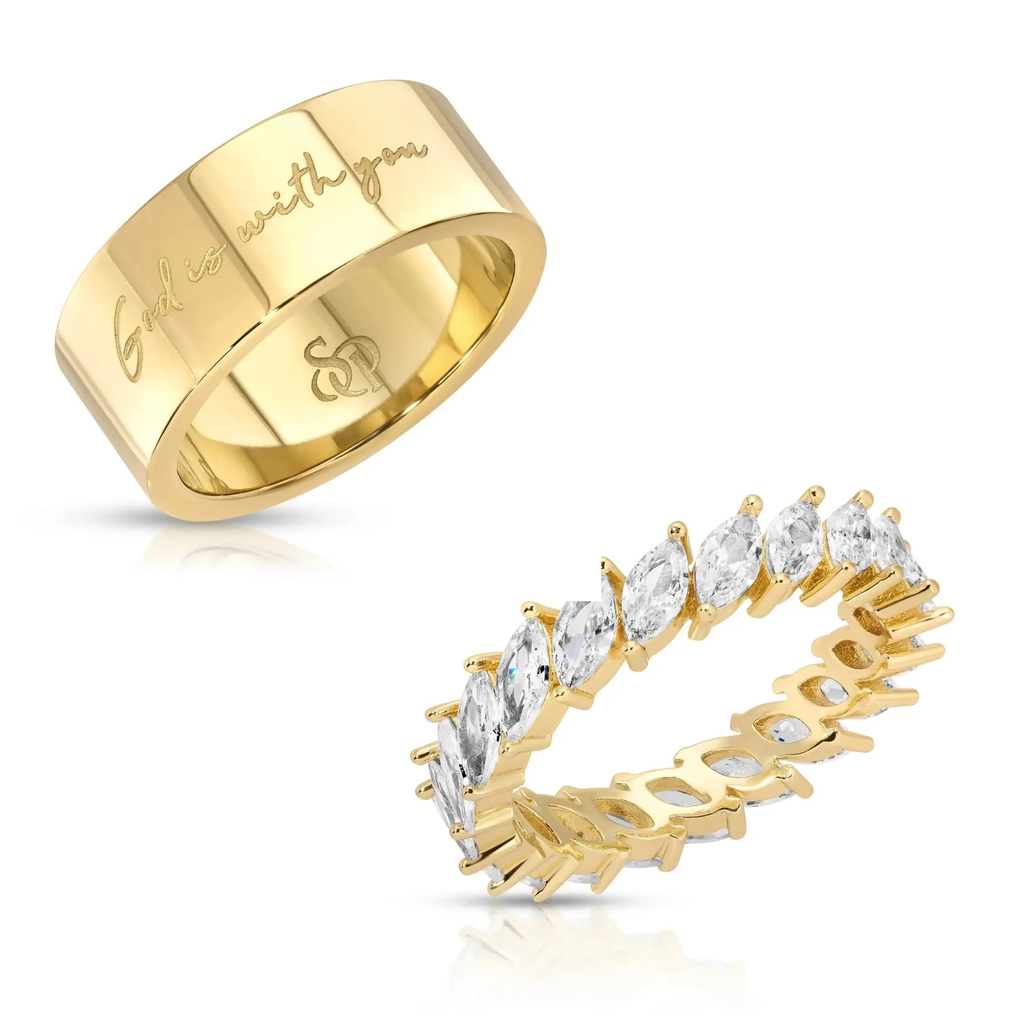 God Is With You and Josie Ring Set Simone Prince