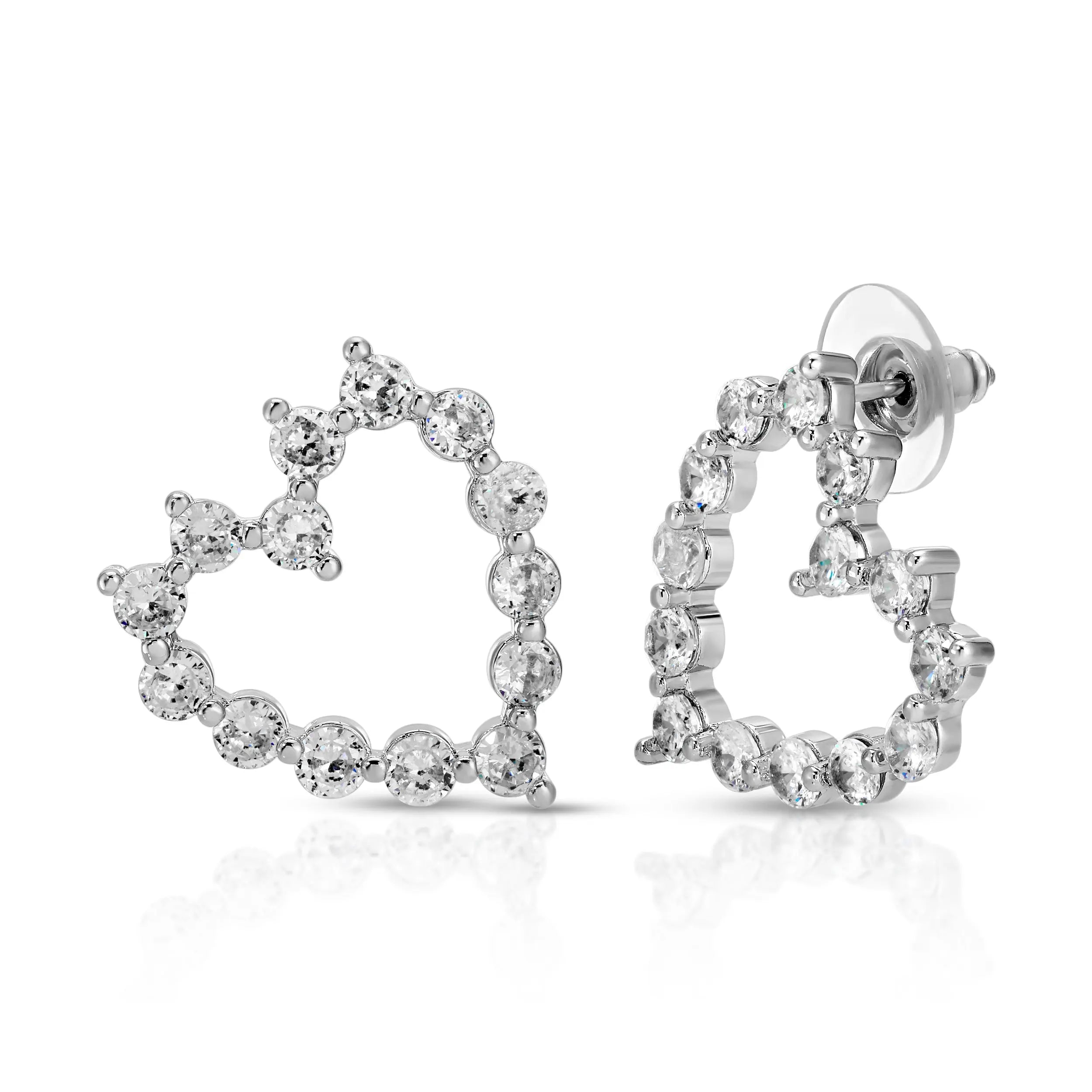 Celeste Heart Earrings Simone Prince