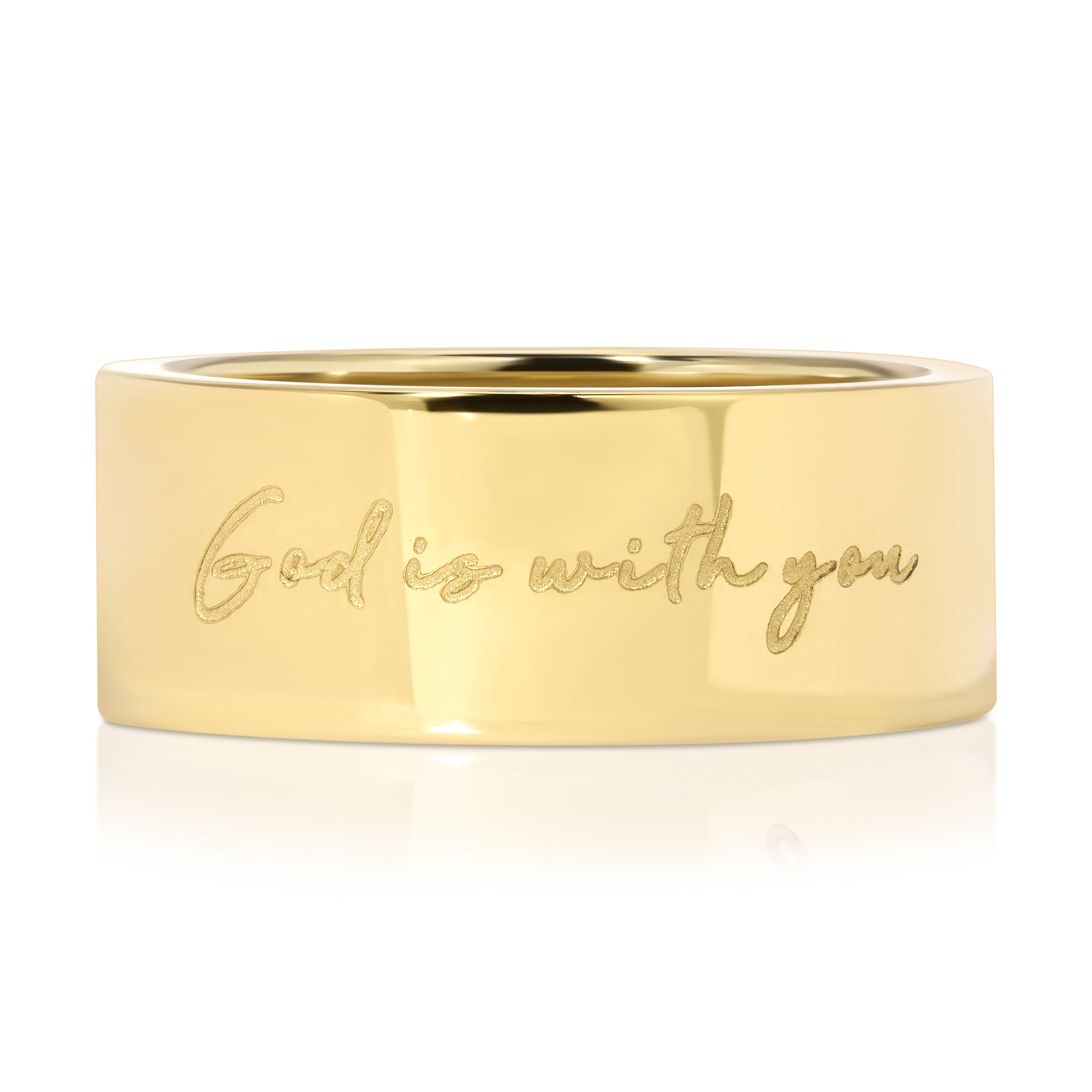 God is with you Ring — Affirmation Ring Collection