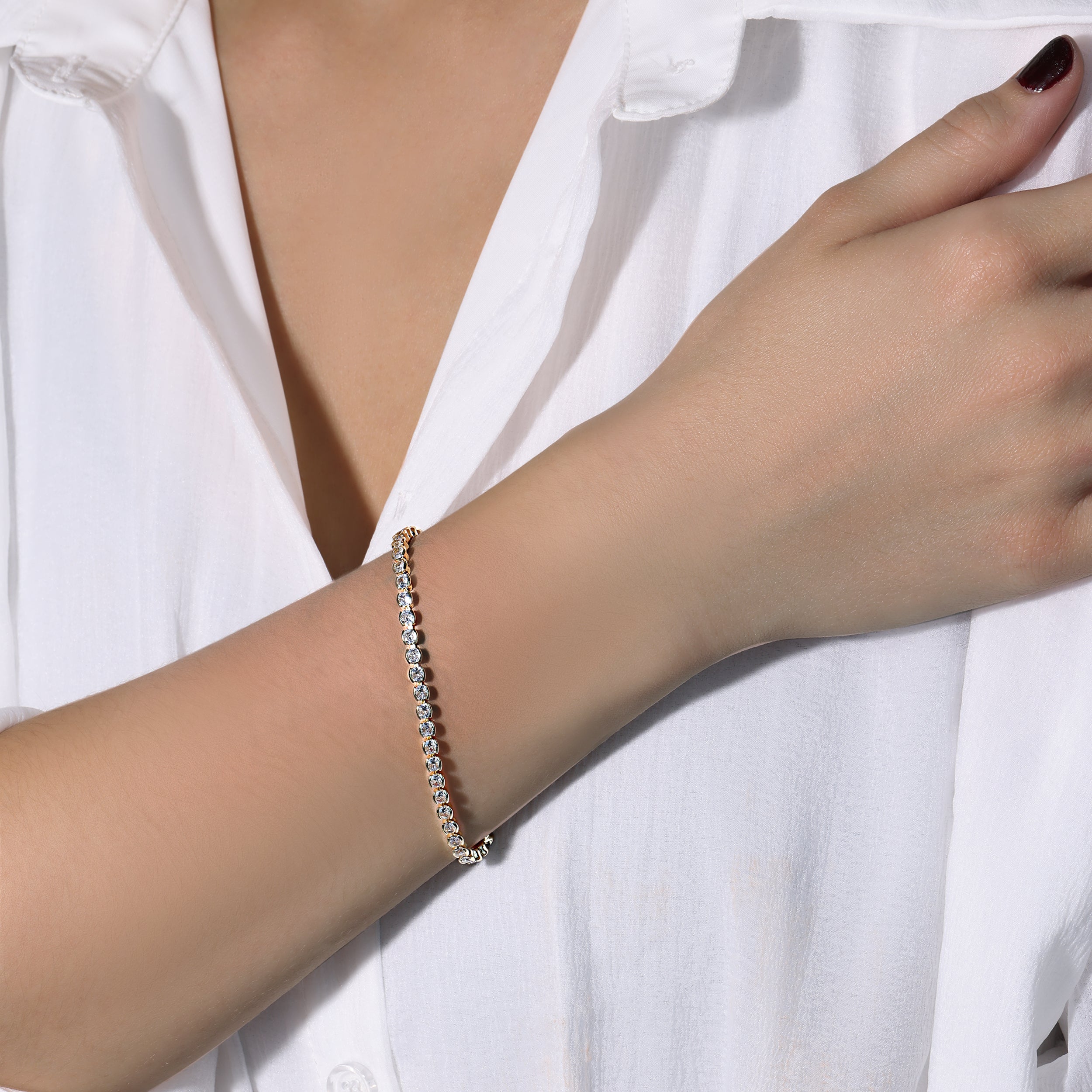 Barely There Tennis Bracelet