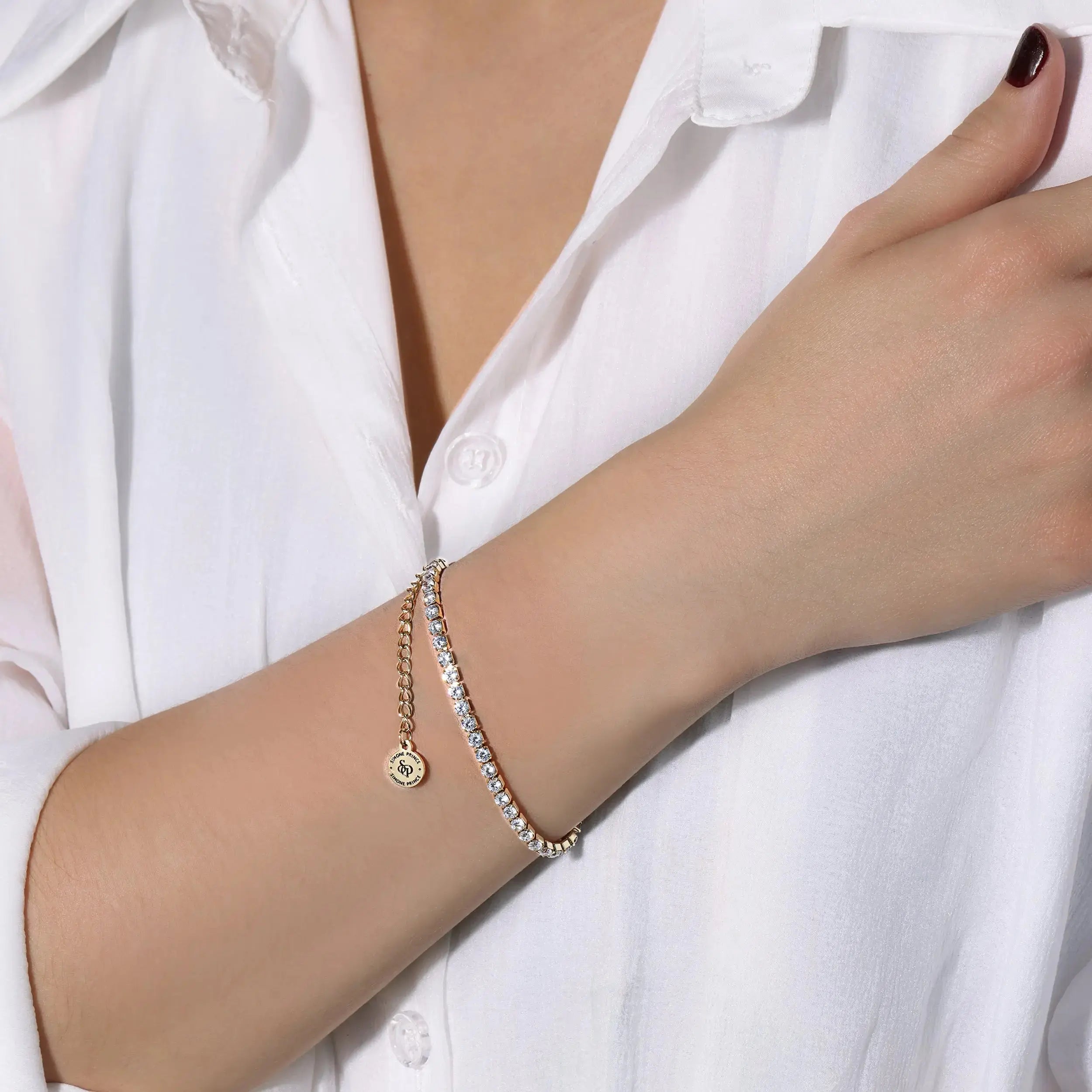 Dewdrop Tennis Bracelet Simone Prince