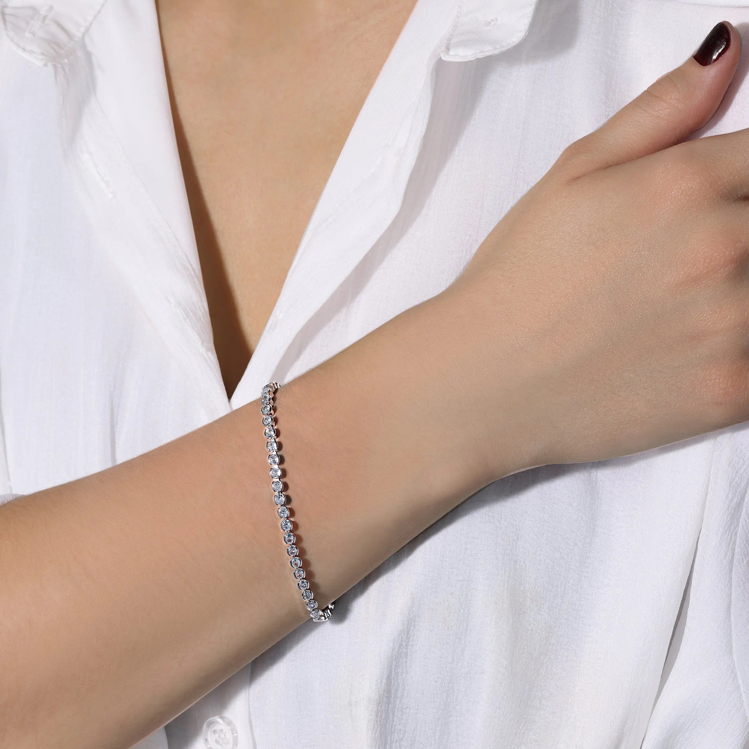 Barely There Tennis Bracelet Simone Prince