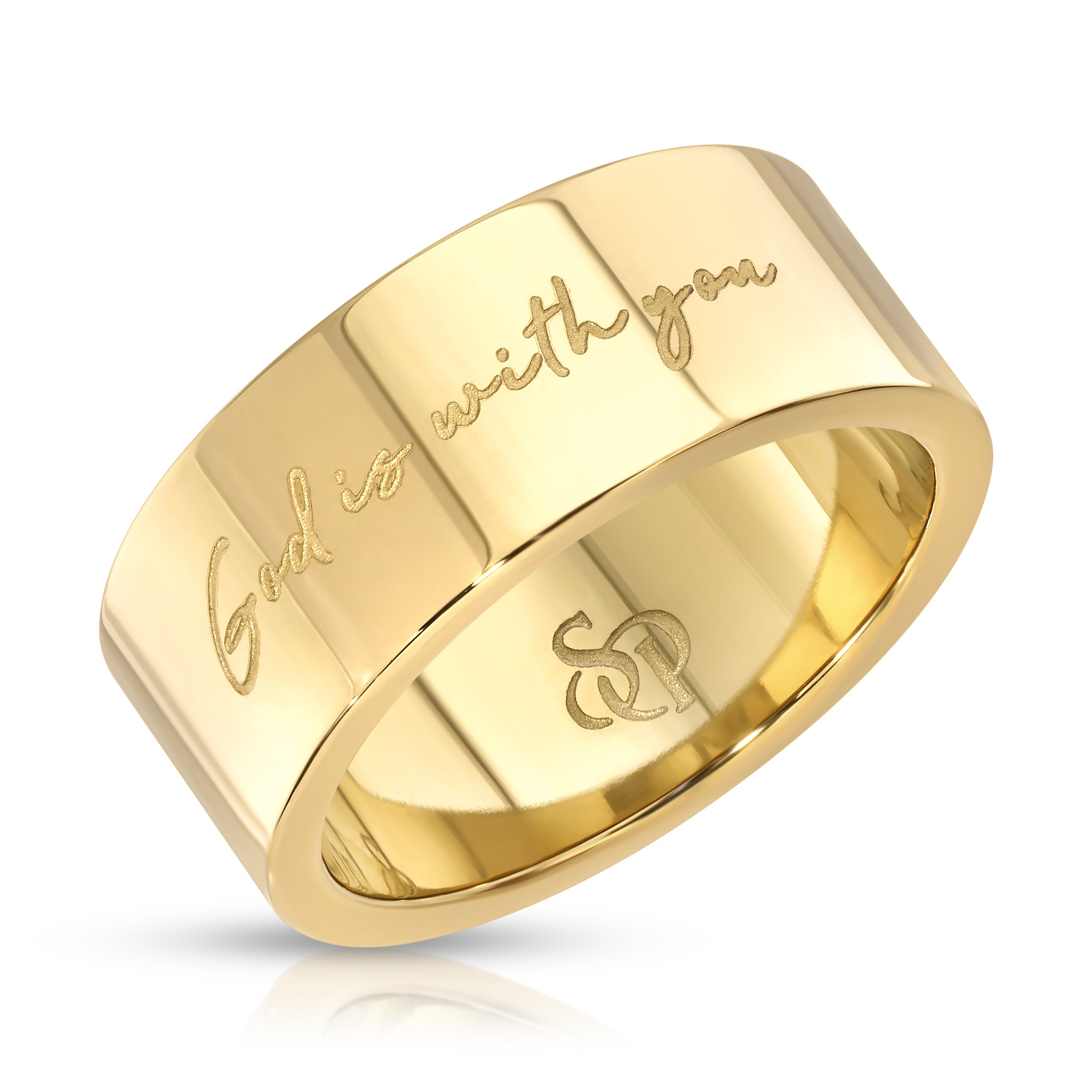 God is with you Ring — Affirmation Ring Collection