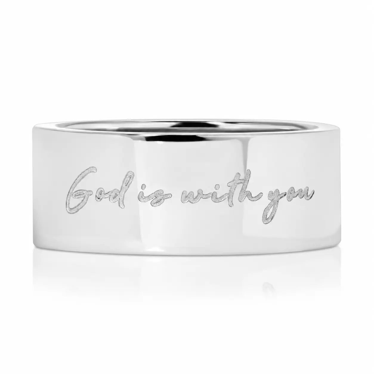 God is with you Ring — Affirmation Ring Collection Simone Prince